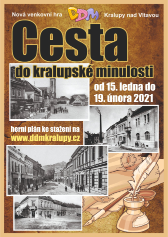 Nová venkovní hra - Cesta do kralupské minulosti I.