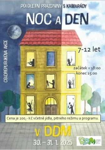 Noc a den v DDM